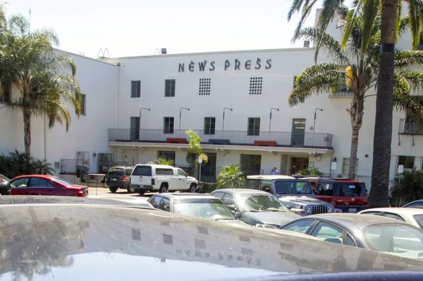 The Santa Barbara News-Press abruptly shut down last week. (Reed Saxon / AP, 2006)